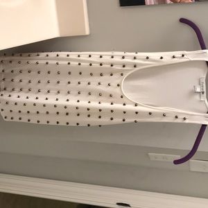 White studded tank top